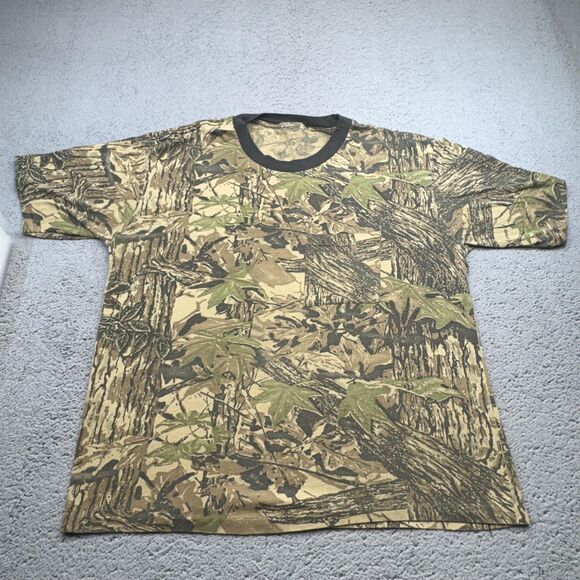 Realtree Shirt Mens Extra Large XL Camo Camouflage Hunting Outdoors Short Sleeve - Picture 1 of 8